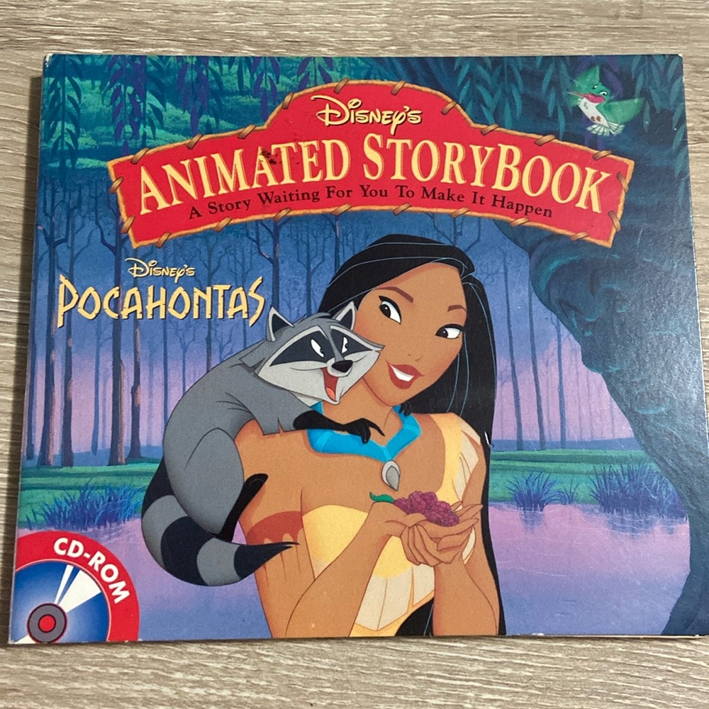 Disney Pocahontas Animated StoryBook PC & Mac CD-ROM - Vintage